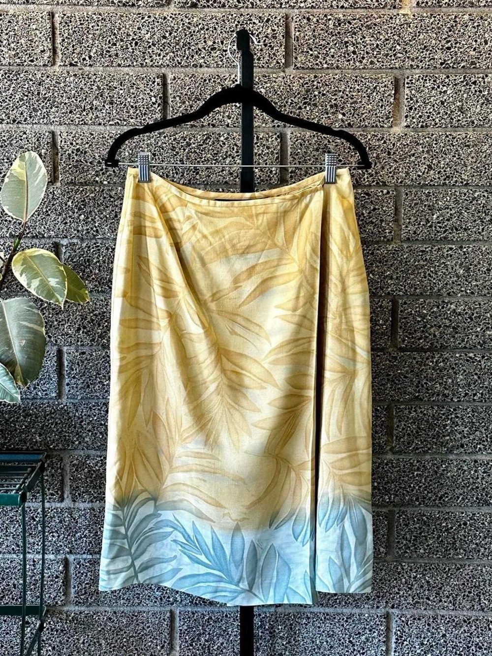 NWT Deadstock Vintage Y2K Sigrid Olsen 100% Silk Wrap Skirt